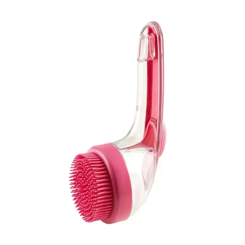 Dog Bath Brush with Built-In Shampoo Dispenser