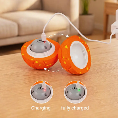 Self-Moving rechargeable Rolling Interactive Ball with 3 play modes for Dogs & Cats