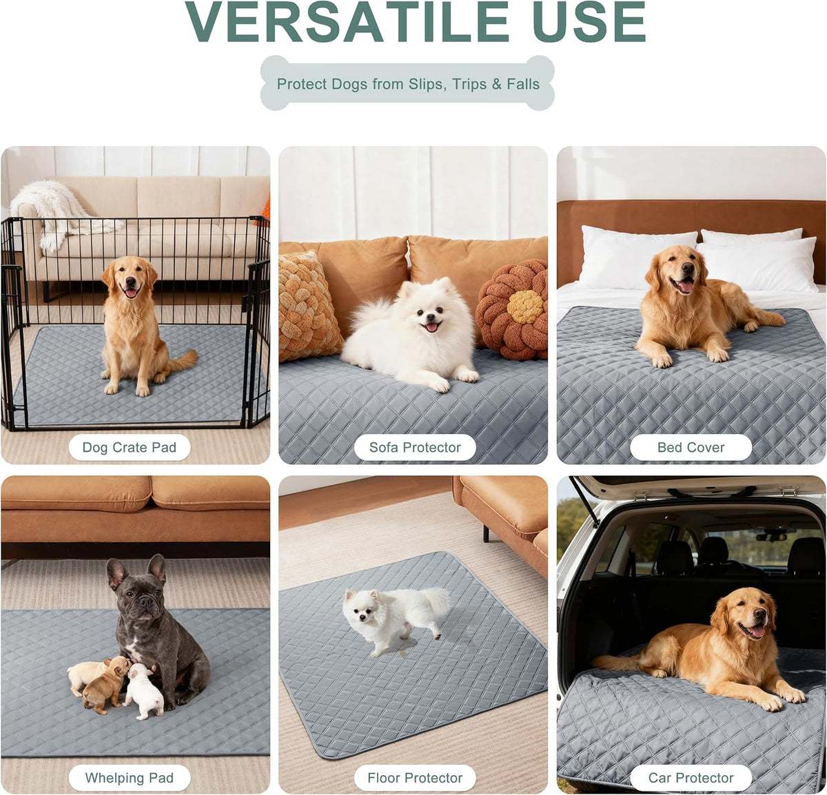 Extra-Large Washable Potty Pads for Puppies and Dogs 