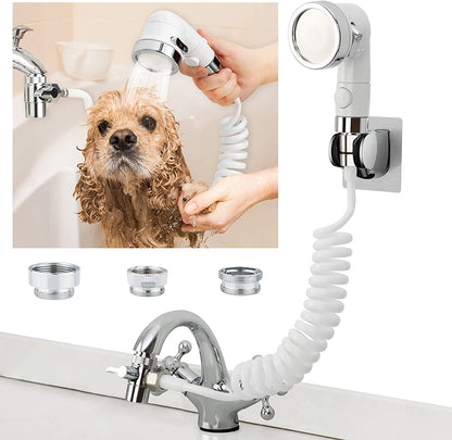Handheld Pet Shower Hose for Sink and Tub Faucets