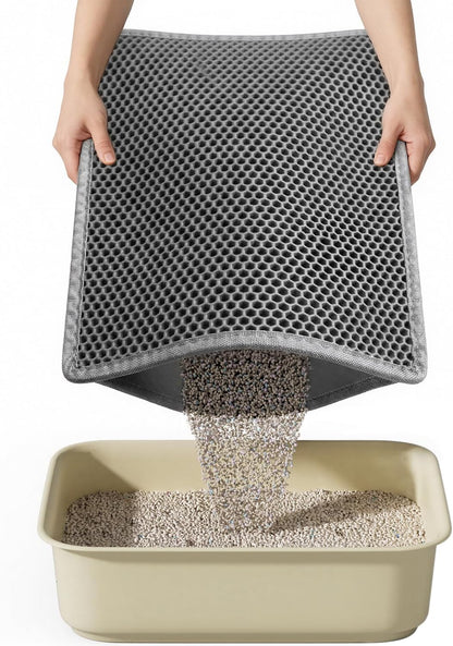 Honeycomb Litter Trapping Mat for Cats