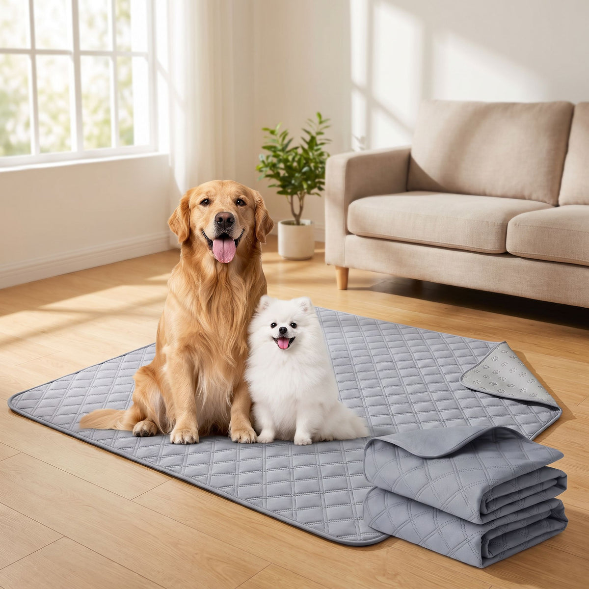 Extra-Large Washable Potty Pads for Puppies and Dogs 