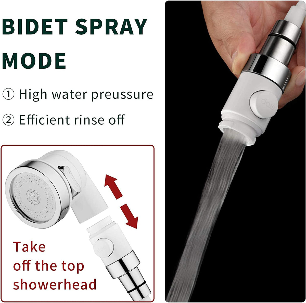 Handheld Pet Shower Hose for Sink and Tub Faucets