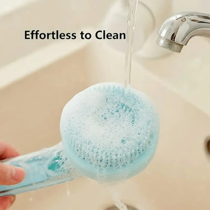 Dog Bath Brush with Built-In Shampoo Dispenser
