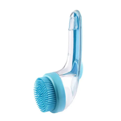 Dog Bath Brush with Built-In Shampoo Dispenser