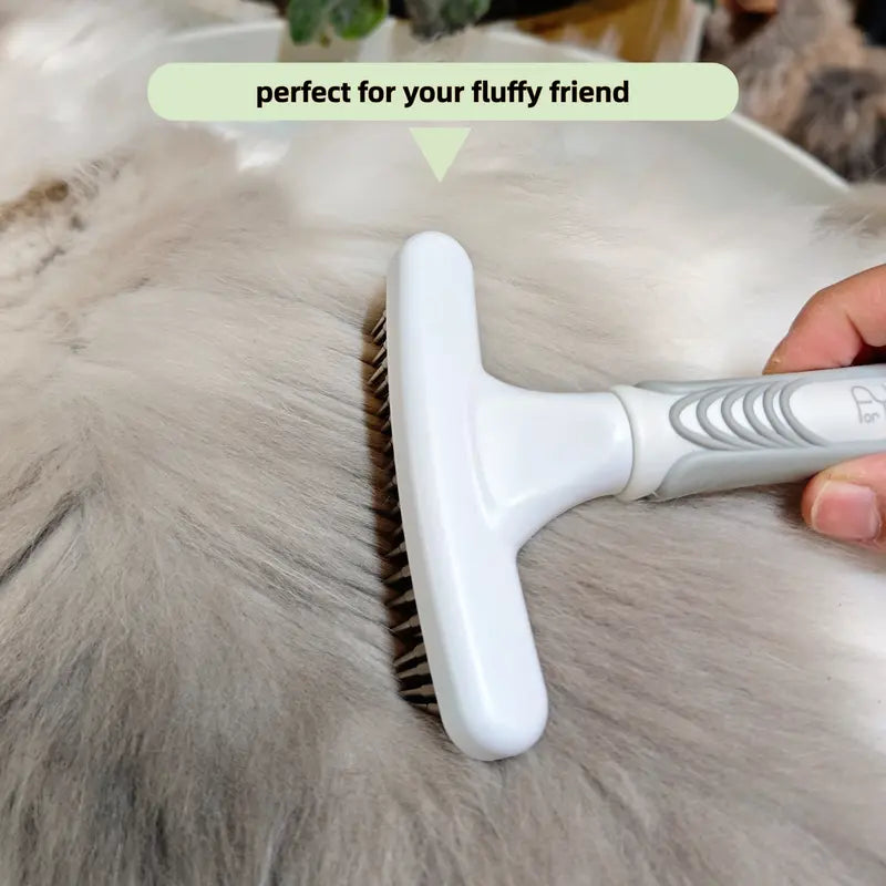 Paw Print Deshedding Brush for Dogs & Cats